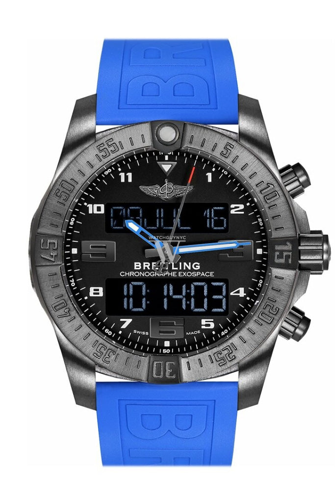 Breitling Exospace B55 Blue Rubber Men s Watch VB5510H2 BE45 WatchGuyNYC New York