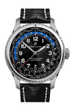 Breitling Navitimer 8 B35 Autimatic Unitime Black Croc Deployment Ab3521U41 B1P1 Watch