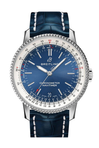 Breitling Navitimer 1 38Mm Blue Croc Tang A17325211 C1P1 Watch