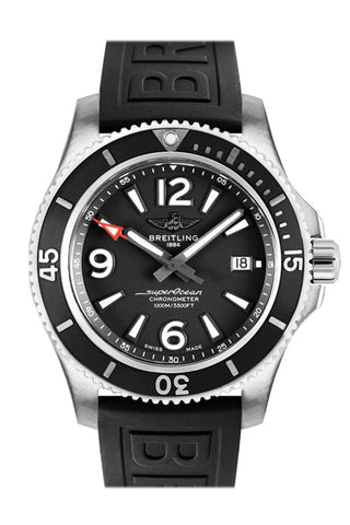Breitling Superocean 44Mm Black Rubber A17367D71 B1S1 Watch