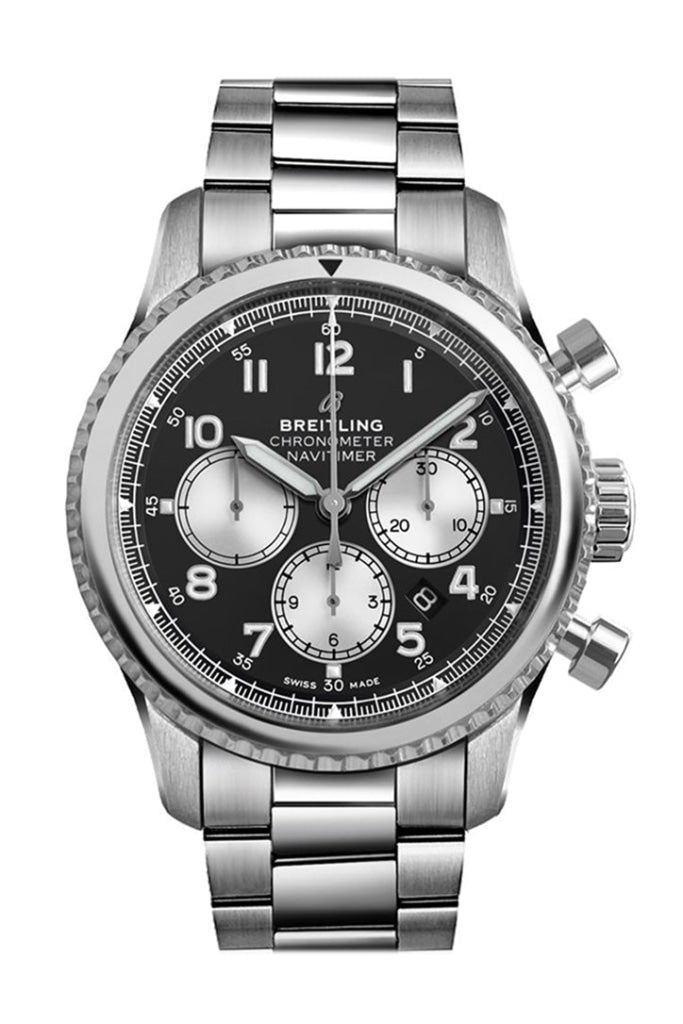 Breitling Navitimer Chrono 43Mm Stainless Steel Ab0117131 B1A1 Watch