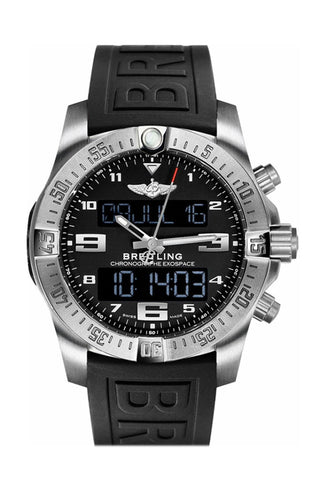 Breitling Exospace B55 46Mm Black Rubber Deployment Eb5510H1 Be79 Watch