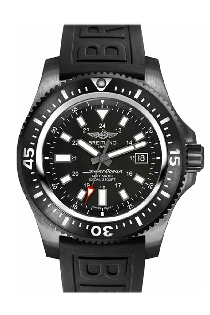 Breitling Superocean 44Mm Special Black Rubber M1739313 Be93 Watch