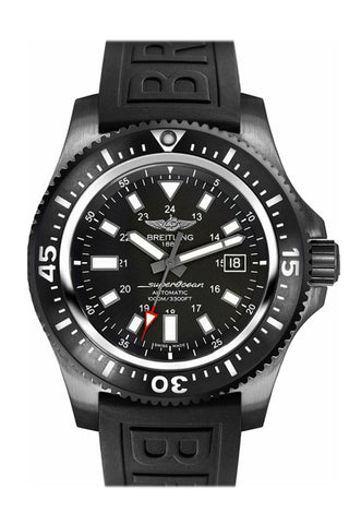 Breitling Superocean 44Mm Special Black Rubber M1739313 Be93 Watch