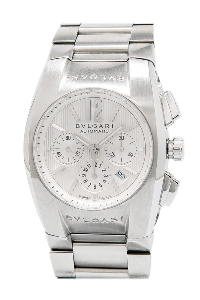 Bulgari Ergon Large Size 40Mm Steel Bracelet With Silver Dial Eg40C6Ssd Watch