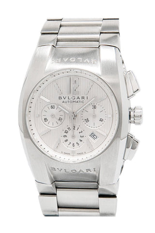 Bulgari Ergon Large Size 40Mm Steel Bracelet With Silver Dial Eg40C6Ssd Watch