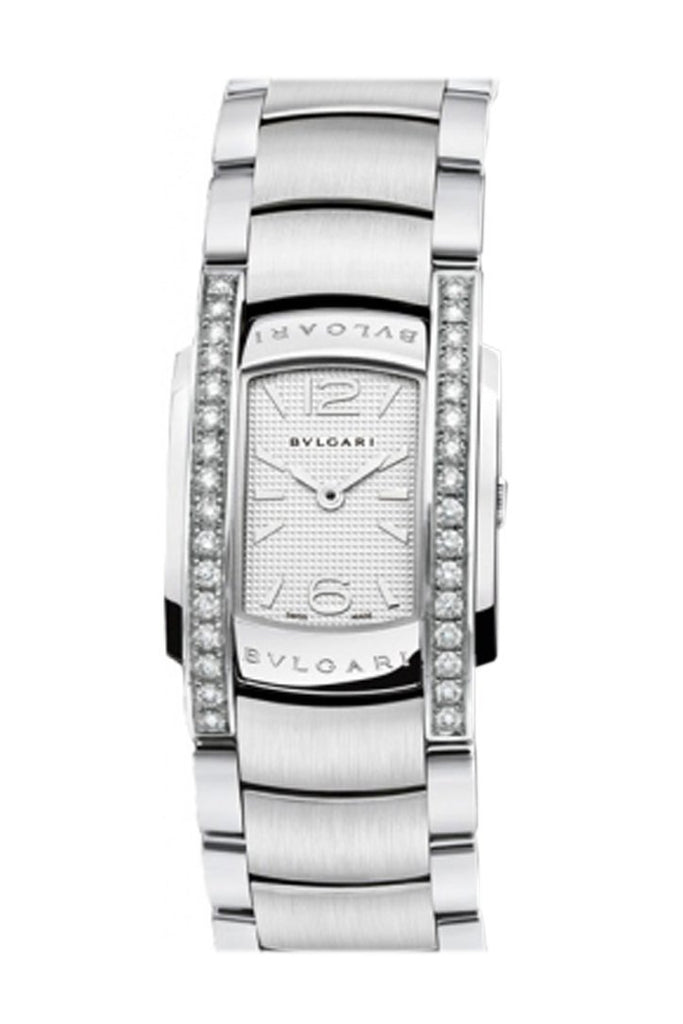 Bulgari Assioma Silver Dial Stainless Steel Ladies Watch Aa35C6Sds White