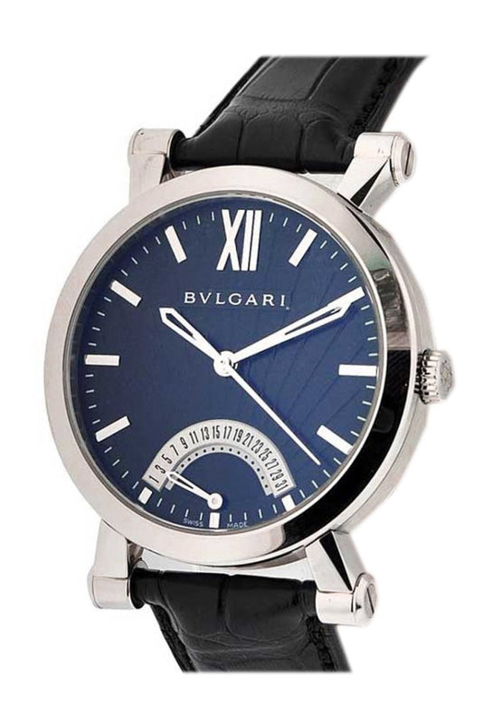 Bulgari 101706 SB42BSLDR SOTIRIO Series Retrograde Date in Steel