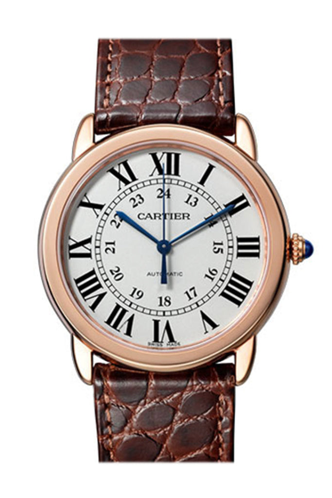 Cartier Ronde Solo 36MM Steel Rose Gold W2RN0008 WatchGuyNYC
