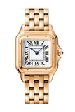 Cartier Panthere de Cartier Silver Dial Ladies 18kt Pink Gold Watch WGPN0007