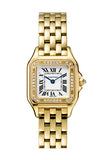 Cartier Panther Small with Diamond Bezel  Yellow Gold Ladies Watch WJPN0015