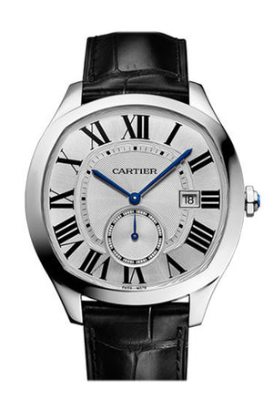 Cartier Drive Automatic Silvered Flinque Dial Men's Watch WSNM0004