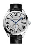 Cartier Drive Automatic Silvered Flinque Dial Men's Watch WSNM0004