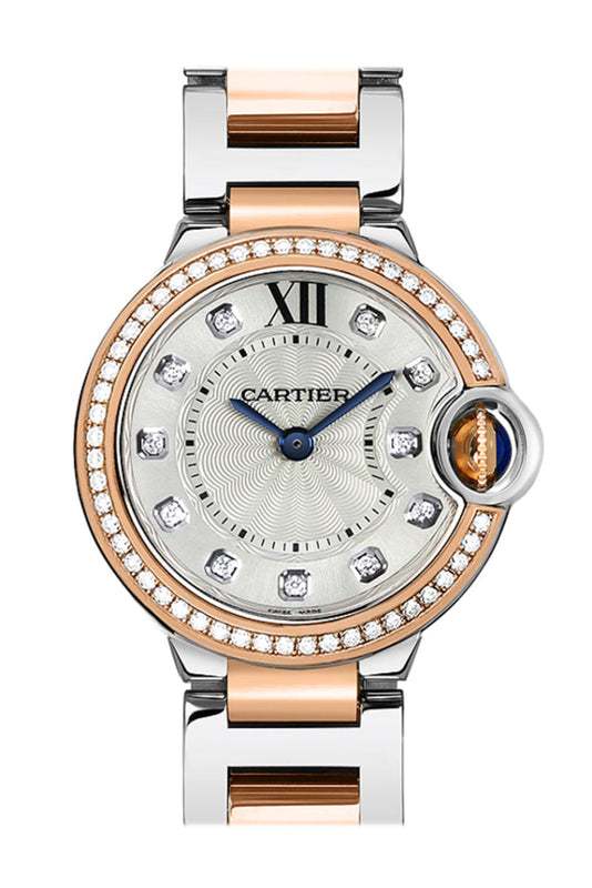 Cartier Ballon Bleu De Cartier 28mm Diamond Dial Dial W3BB0009
