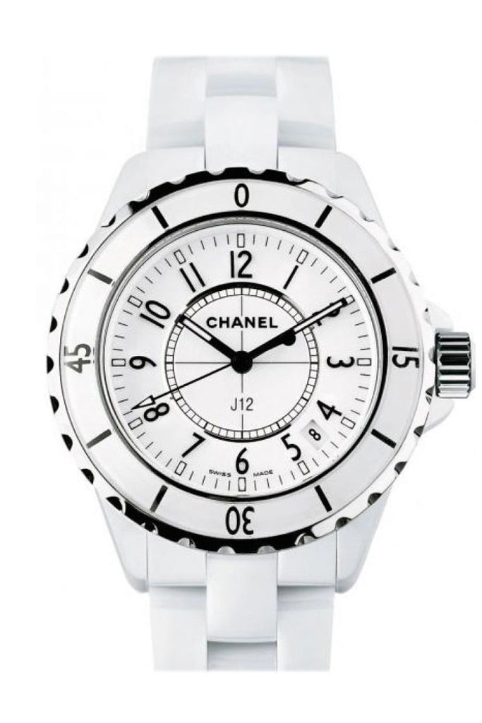 Chanel J12 Quartz H6755 Stainless Steel & White Ceramic Watch