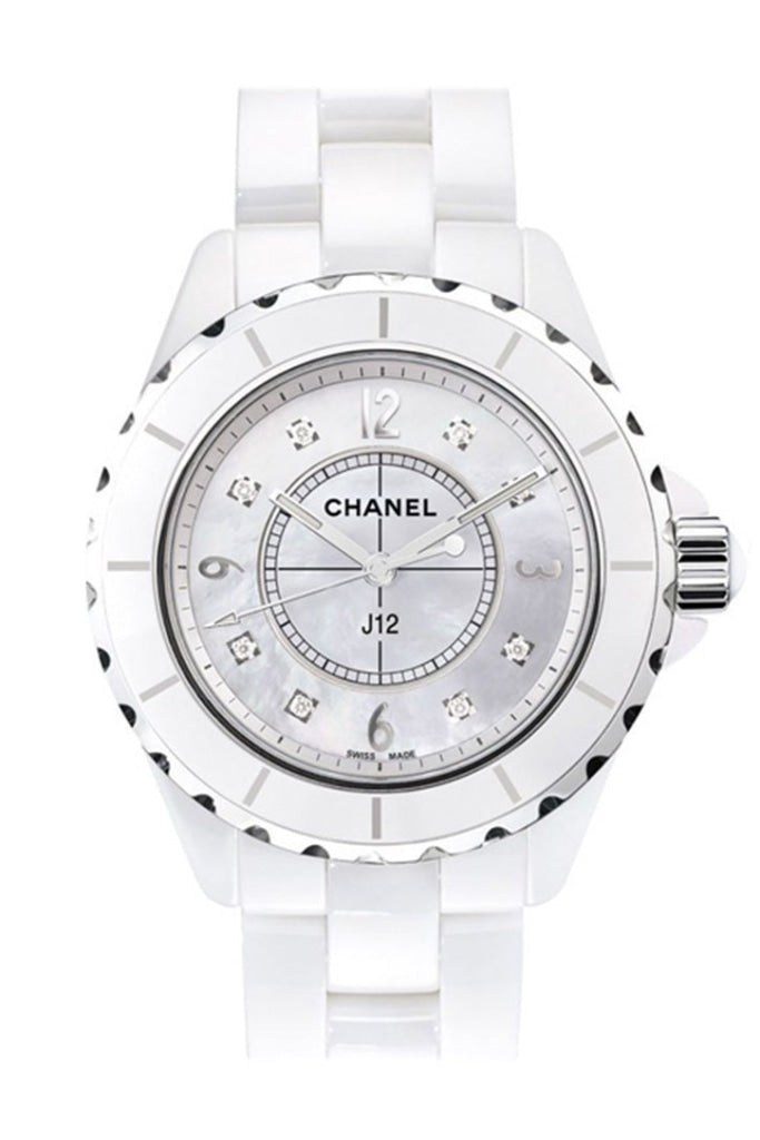 Chanel women's white ceramic watch online