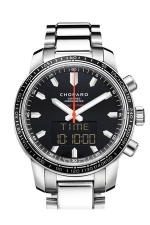 Chopard Grand Prix Black Dial Digital-Analog Chronograph Mens Watch 158518-3001