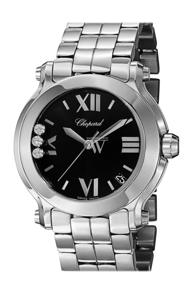 Chopard Happy Sport Round Quartz 36Mm Ladies Watch 278477-3014