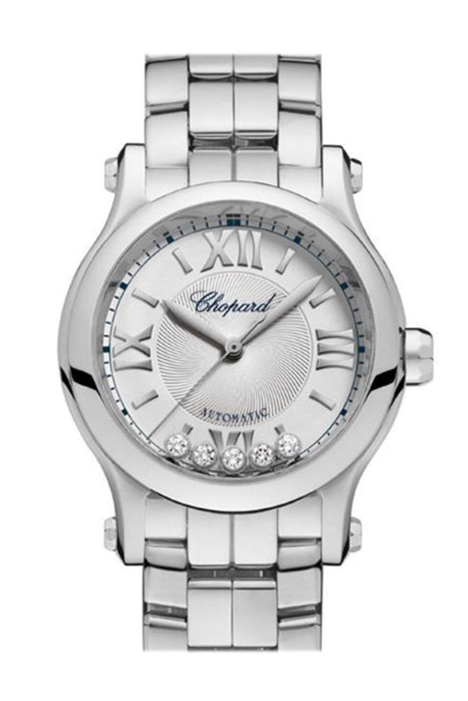 Chopard Happy Sport Silver Dial Ladies Watch 278573-3002