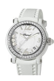 Chopard Happy Sport in Ceramic on White Crocodile Leather Strap with White Dial 288507-9031