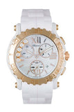 Chopard Happy Sport Round Mother of Pearl Chronograph Ladies Watch 288515-9001