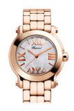 Chopard Happy Sport Rose Gold Mother Of Pearl Dial 274189/5003 Watch