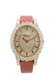 Chopard Lheure Du Diamant Diamond Dial Red Croc 139383-5035 Watch