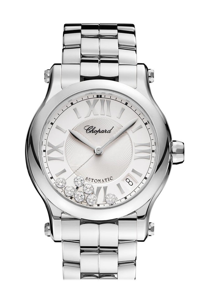 Chopard Happy Sport Automatic Silver Dial Ladies Watch 278559/3002