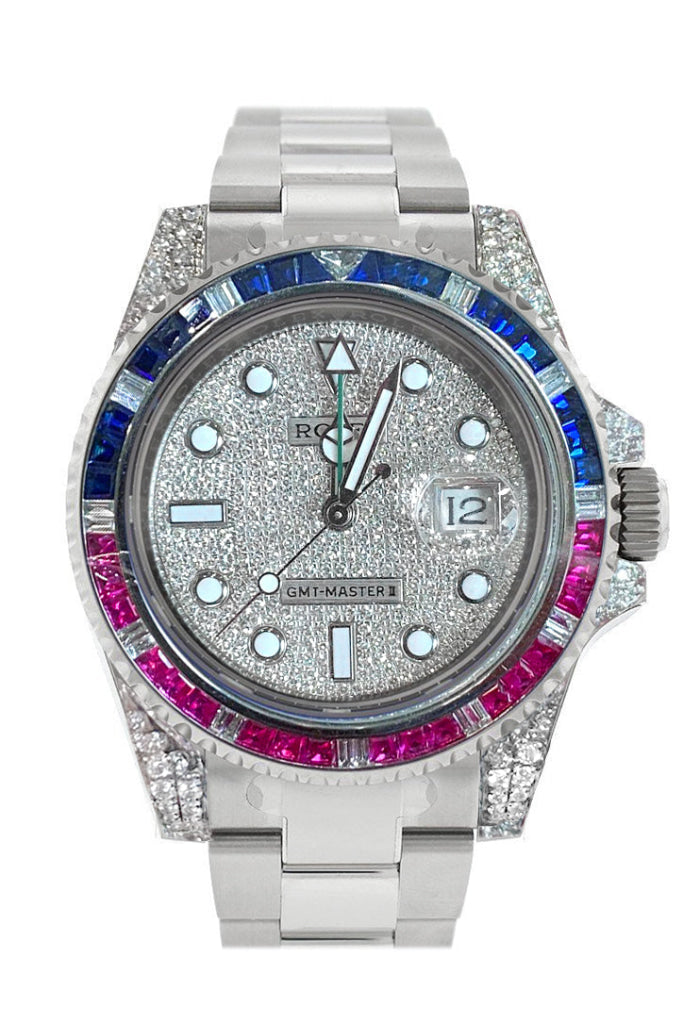 Custom Diamond Rolex Submariner Mens Watch 116610LN 116610