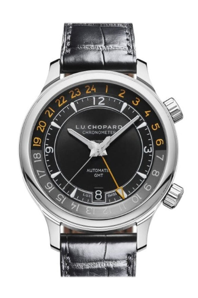 Chopard L.U.C GMT One 42mm Stainless Steel Watch 168579 3001