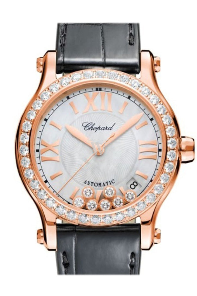 Chopard Happy Sport 36mm 18k Rose Gold and Diamonds Automatic