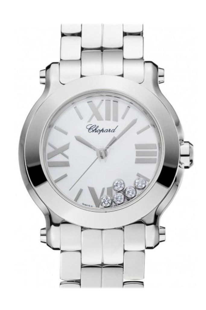 Chopard Happy Sport 30mm 5 Floating Diamonds Inside Dial Ladies