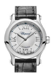 Chopard Happy Sport 30Mm Stainless Steel And Diamonds Automatic Watch 278573-3001 Silver