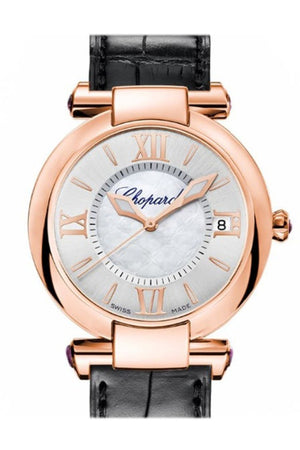 Chopard Imperiale 36Mm 18K Rose Gold And Amethysts Watch 384822-5001 Pearl