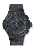Hublot Big Bang 41mm Jeans Ceramic Black Diamonds Watch 341.CX.2740.NR.1200