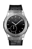 Hubolt Classic Fusion 45mm Black Dial Titanium Men's Watch 515NX1270LR