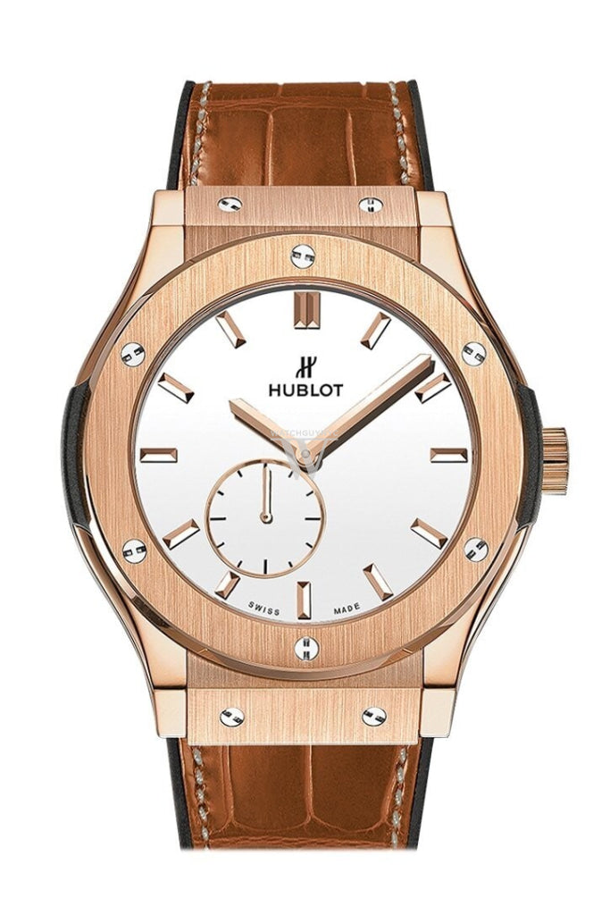 Hublot Classic Fusion 45Mm Classico Ultra Thin White Dial Mens Watch 515.ox.2210.lr Silver