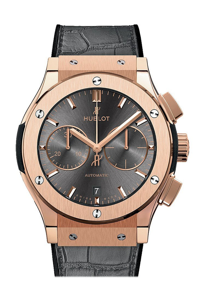 Hublot Classic Fusion 18K Rose Gold Automatic Black Dial Watch
