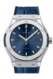 Hublot Classic Fusion Automatic Blue Sunray Dial Titanium 42Mm Mens Watch 542.nx.7170.lr