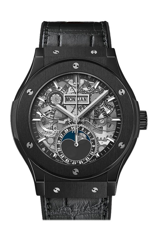 Hublot aerofusion moonphase black magic hot sale