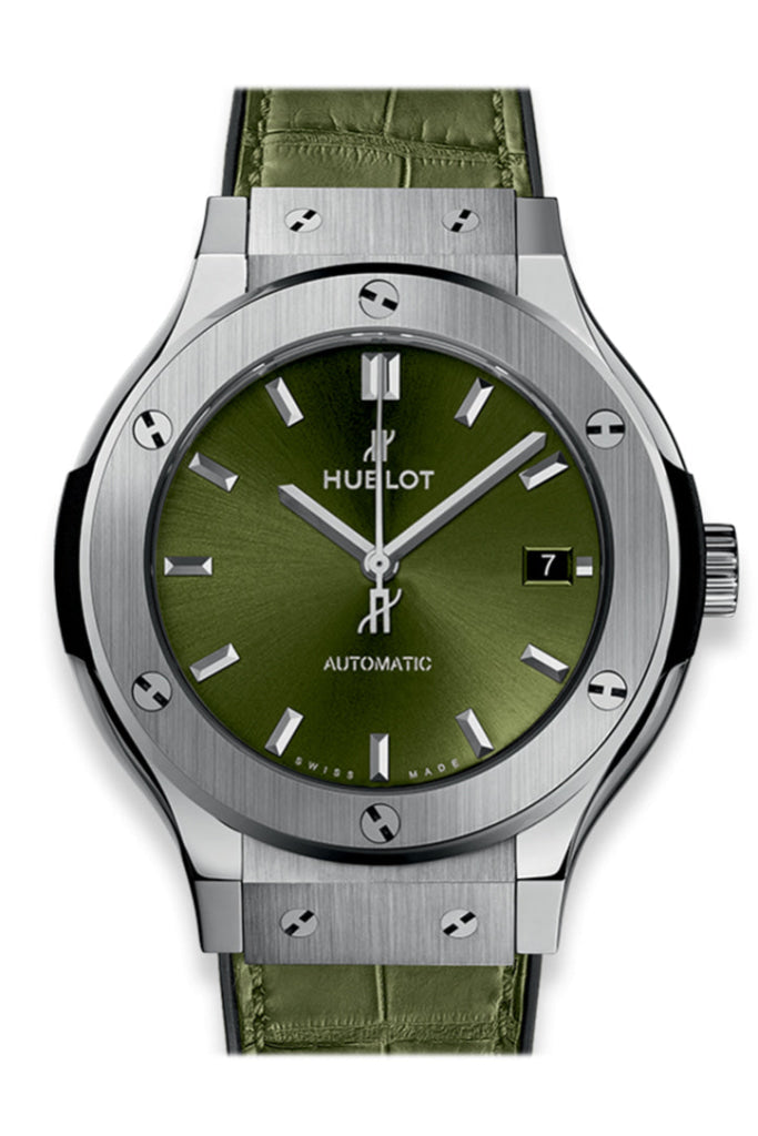 Hublot classic fusion cheap titanium green