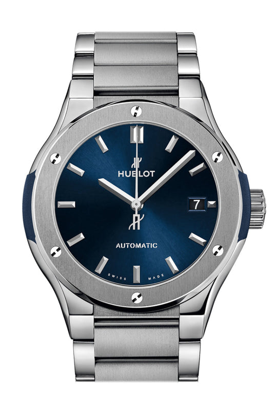 Classic fusion blue titanium bracelet outlet