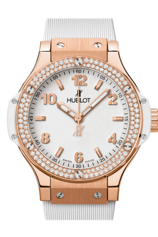 Hublot Big Bang Gold White Diamonds 38Mm 361.Pe.2010.Rw.1104 Watch
