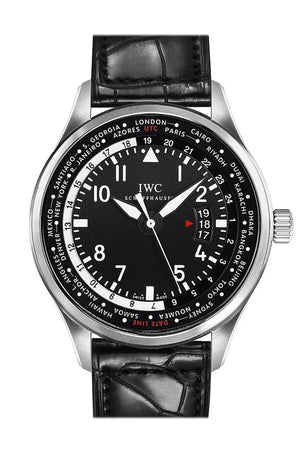 Iwc Pilots Worldtimer Automatic 45Mm Mens Watch Iw326201 Black