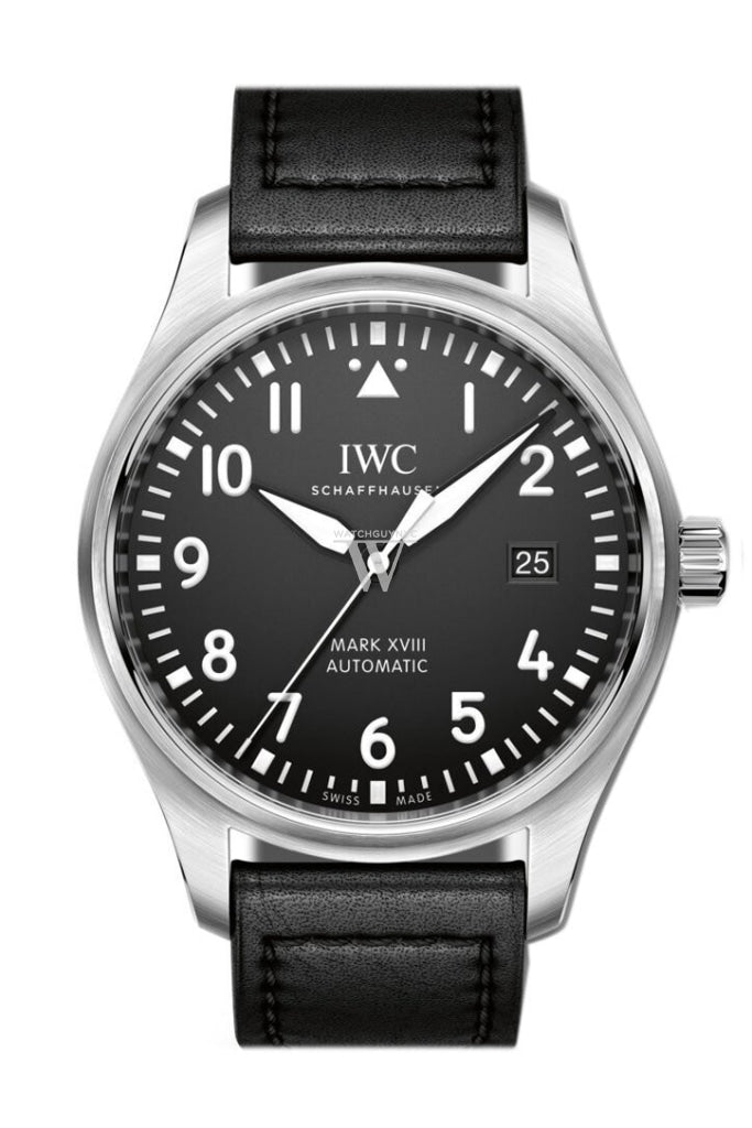 Iwc Pilots Mark Xviii Automatic Black Dial 40Mm Mens Watch Iw327001