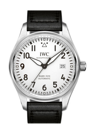 Iwc Pilots Mark Xviii Automatic Silver Dial 40Mm Mens Watch Iw327002