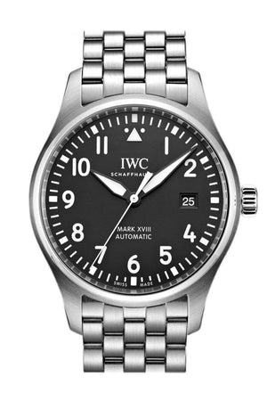 Iwc Pilot Automatic Black Dial 40Mm Mens Watch Iw327011