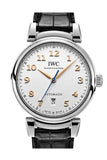 IWC Da Vinci Silver Dial Automatic Leather 40.4mm Men's Watch IW356601