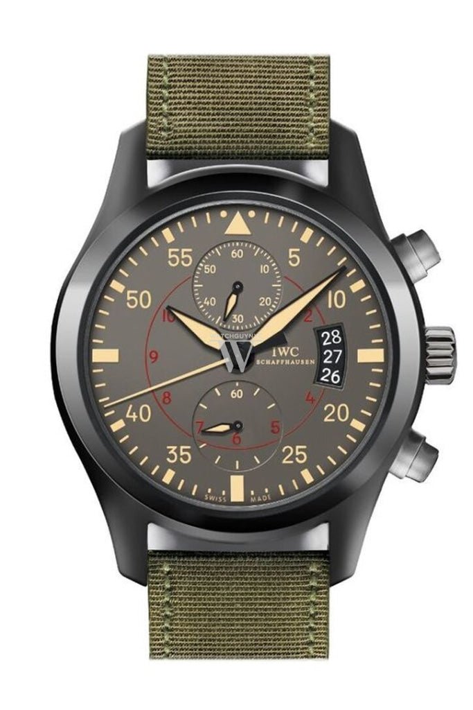 IWC Pilots Anthracite Dial Chronograph Ceramic Titanium 46mm Men s