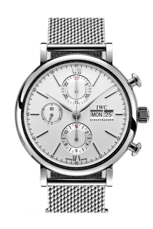 IWC Portofino Automatic Chronograph Silver Dial 42mm Men s Watch